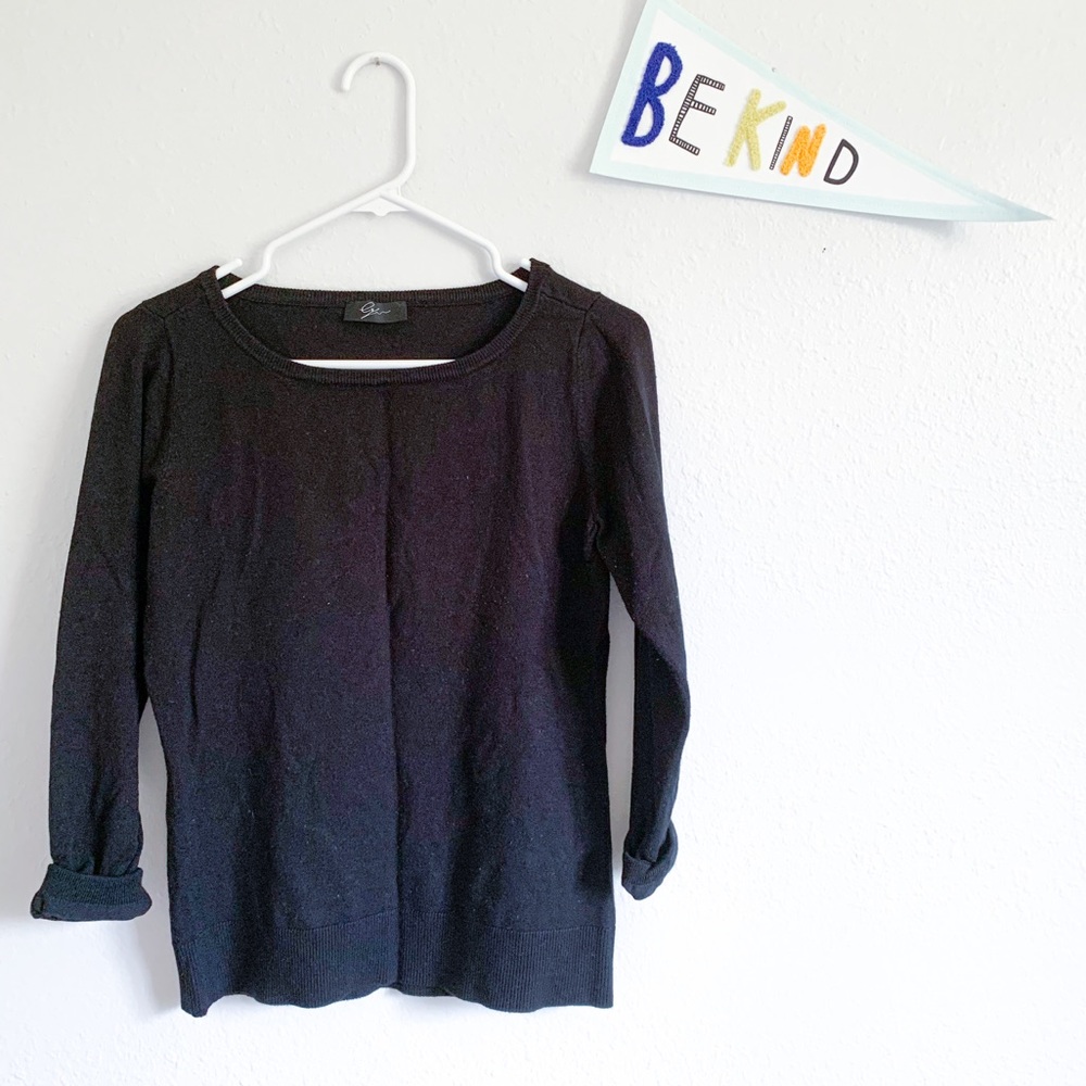 Cyrus // Basic Black Sweater - image 1